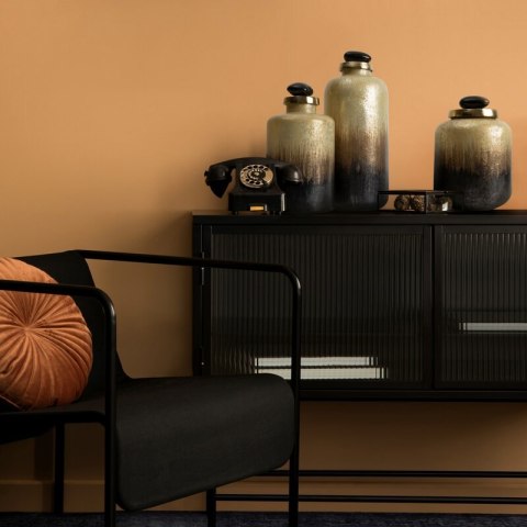 SZKLANA FIGURKA DEKORACYJNA GALA (02) (FI) 14X23 CM BRĄZOWY