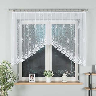 Firanka żakardowa gotowa GOSIA 120x300 cm kolor biały