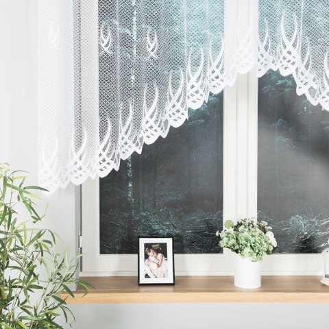 Firanka żakardowa gotowa GOSIA 120x300 cm kolor biały