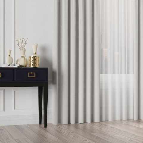 IBIZA Tkanina dekoracyjna, wysokość 300cm, kolor 006 pastelowy szary 027823/TDP/006/000300/1