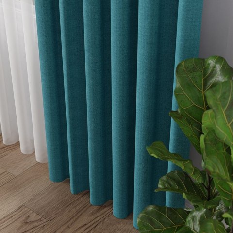 IBIZA Tkanina dekoracyjna, wysokość 300cm, kolor 012 turkusowy 027823/TDP/012/000300/1