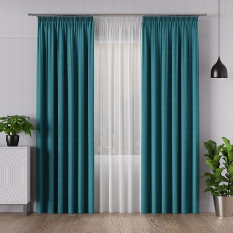 IBIZA Tkanina dekoracyjna, wysokość 300cm, kolor 012 turkusowy 027823/TDP/012/000300/1