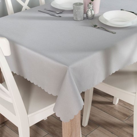 KIRA Tkanina dekoracyjna wodoodporna, wysokość 305cm, kolor 002 jasny szary 004788/TDW/002/000305/1