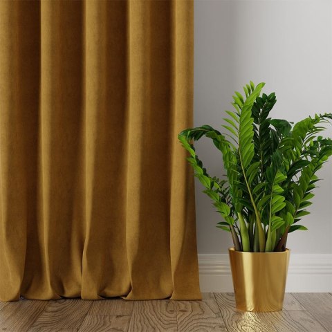 MILAS Tkanina dekoracyjna, wysokość 290cm, kolor 013 ciemny oliwkowy MILAS0/000/013/000290/1