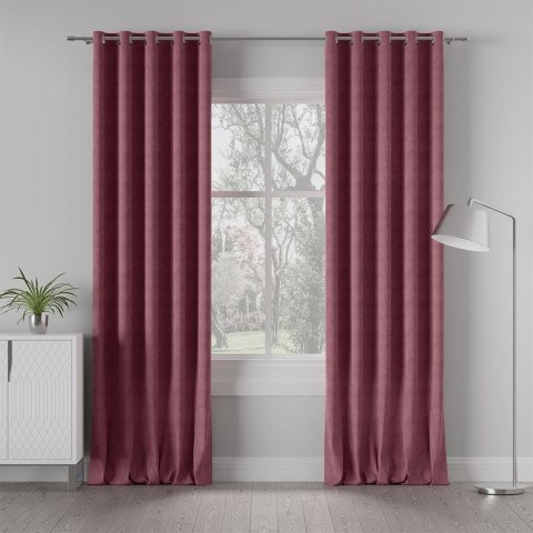 MILAS Tkanina dekoracyjna, wysokość 290cm, kolor 020 ciemny różowy MILAS0/000/020/000290/1