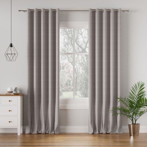 MILAS Tkanina dekoracyjna, wysokość 290cm, kolor 032 jasny szary MILAS0/000/032/000290/1