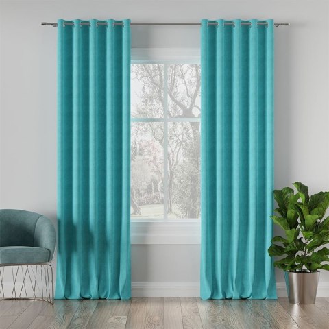 MILAS Tkanina dekoracyjna, wysokość 290cm, kolor 035 błękitny MILAS0/000/035/000290/1