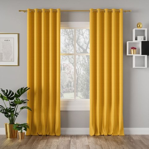 MILAS Tkanina dekoracyjna, wysokość 290cm, kolor 047 szafranowy MILAS0/000/047/000290/1