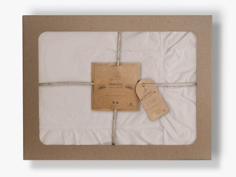 Pościel bawełniana NATURAL CREAM/160x200(P) STONEWASHED Pościel bawełniana NATURAL CREAM/160x200(P) STONEWASHED