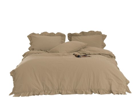 Pościel bawełniana AKDENIZ BEIGE/160x200(P) STONEWASHED Pościel bawełniana AKDENIZ BEIGE/160x200(P) STONEWASHED