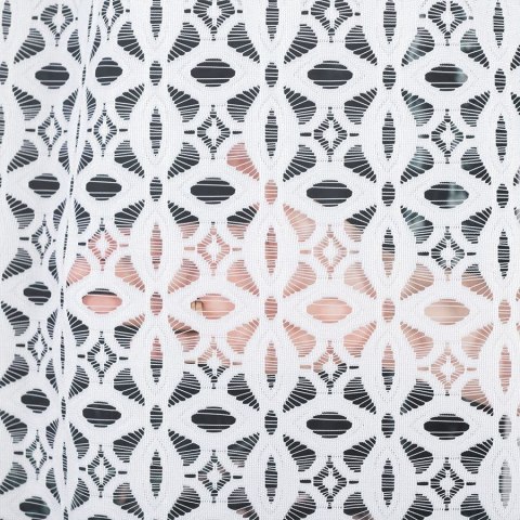 Firanka żakardowa na metry 018869 wysokość 160 cm kolor biały