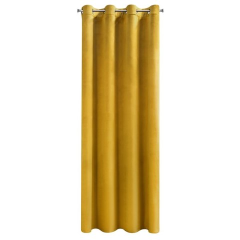 Zasłona gotowa ROSA 140x250 cm kolor musztardowy