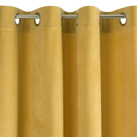 Zasłona gotowa PIERRE 140x250 cm kolor musztardowy