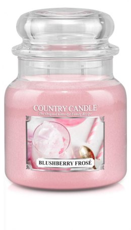 Country Candle - Blushberry Frose - Średni słoik (453g) 2 knoty