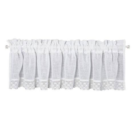 FIRANA GOTOWA LISA 150X30 CM BIAŁY
