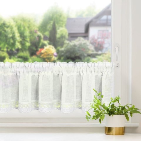 FIRANA GOTOWA LISA 150X30 CM BIAŁY