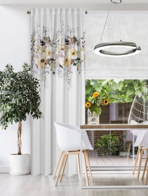 Zasłona gotowa SENDI 140x270 cm kolor biały