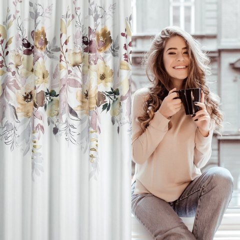 Zasłona gotowa SENDI 140x270 cm kolor biały