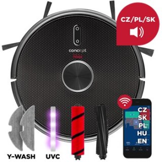 Robot sprzątający z mopowaniem 3 w 1 REAL FORCE Laser UVC VR3210