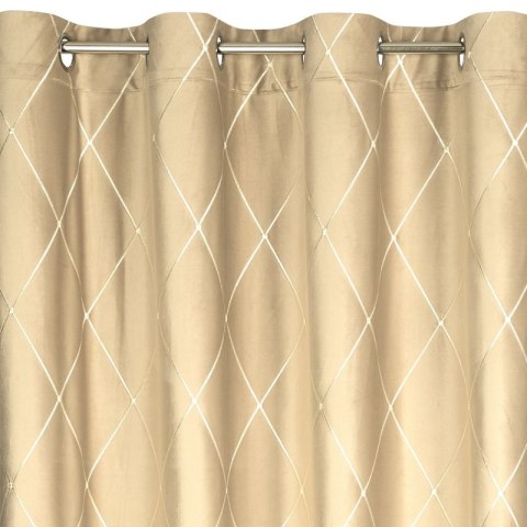 Zasłona gotowa MARGO 140x250 cm kolor beżowy