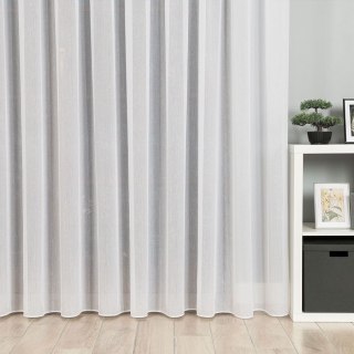 Firanka fantazyjna z ołowianką, wysokość 300cm, kolor 004 biały z błyszczącą nitką 318461/OLO/004/000300/1