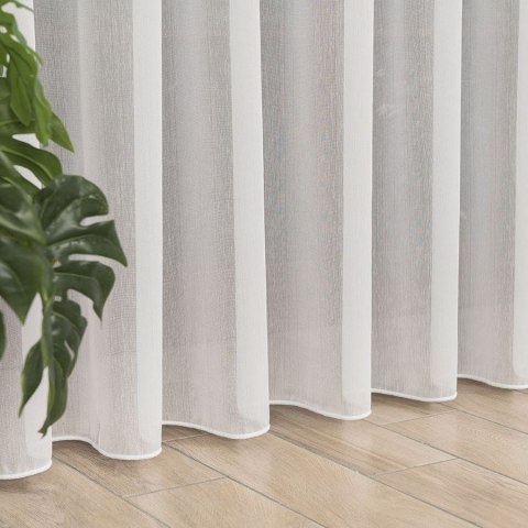 Firanka fantazyjna z ołowianką, wysokość 300cm, kolor 004 biały z błyszczącą nitką 318461/OLO/004/000300/1