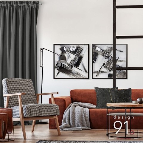 Zasłona zaciemniająca PARISA 140x270 cm kolor grafitowy