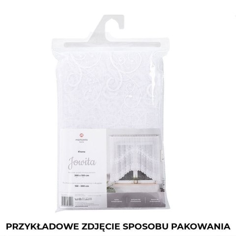 Firanka gotowa żakardowa JOWITA 100x250 cm - subtelny akcent dla Twojego wnętrza Firanka gotowa żakardowa JOWITA 100x250 cm - subtelny akcent dla Twojego wnętrza