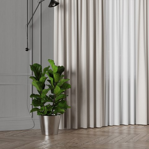 LIMA Tkanina dekoracyjna, wysokość 300cm, kolor 001 ecru 318287/TDP/001/000300/1