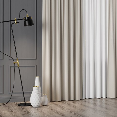 LIMA Tkanina dekoracyjna, wysokość 300cm, kolor 004 kremowy 318287/TDP/004/000300/1