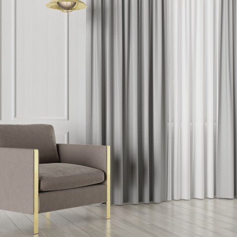 LIMA Tkanina dekoracyjna, wysokość 300cm, kolor 009 jasny szary 318287/TDP/009/000300/1