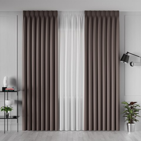 LIMA Tkanina dekoracyjna, wysokość 300cm, kolor 017 brązowy 318287/TDP/017/000300/1