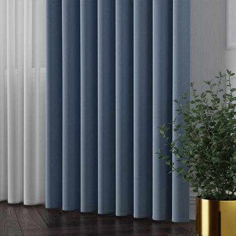 LIMA Tkanina dekoracyjna, wysokość 300cm, kolor 028 ciemny niebieski 318287/TDP/028/000300/1