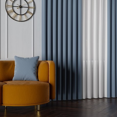 LIMA Tkanina dekoracyjna, wysokość 300cm, kolor 028 ciemny niebieski 318287/TDP/028/000300/1