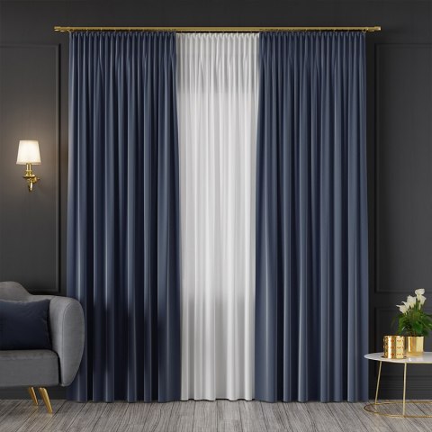 LIMA Tkanina dekoracyjna, wysokość 300cm, kolor 029 granatowy 318287/TDP/029/000300/1