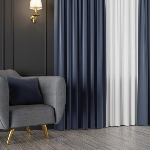 LIMA Tkanina dekoracyjna, wysokość 300cm, kolor 029 granatowy 318287/TDP/029/000300/1
