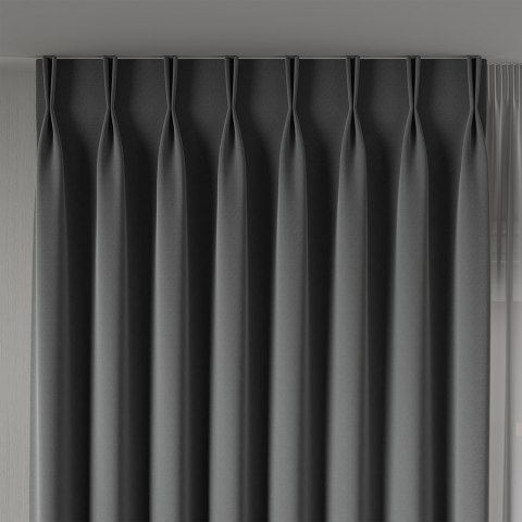 LIMA Tkanina dekoracyjna, wysokość 300cm, kolor 031 ciemny szary 318287/TDP/031/000300/1