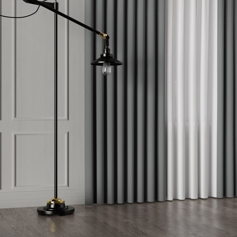 LIMA Tkanina dekoracyjna, wysokość 300cm, kolor 031 ciemny szary 318287/TDP/031/000300/1