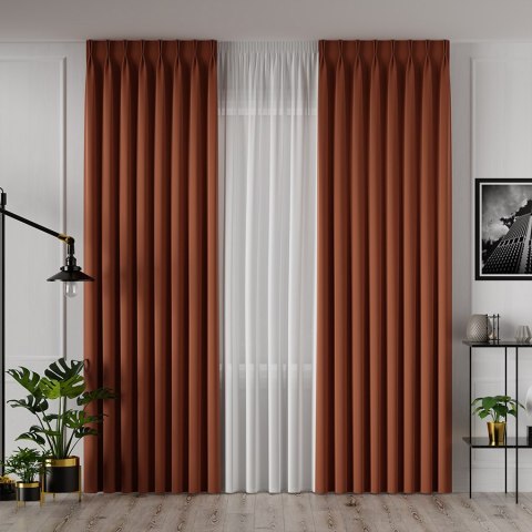 LIMA Tkanina dekoracyjna, wysokość 300cm, kolor 036 rdzawy 318287/TDP/036/000300/1