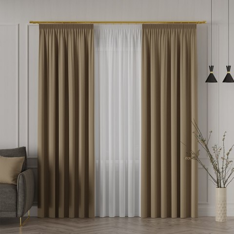 LIMA Tkanina dekoracyjna, wysokość 300cm, kolor 051 ciepły brązowy 318287/TDP/051/000300/1