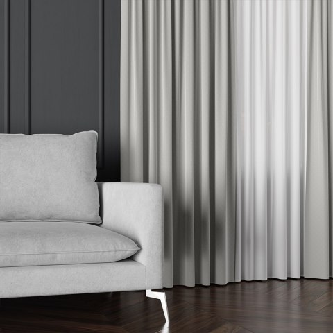 LIMA Tkanina dekoracyjna, wysokość 300cm, kolor 071 pastelowy szary 318287/TDP/071/000300/1