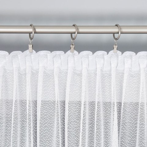 VIOLETTA Firanka żakardowa ze wzorem pasowym, wysokość 270cm, kolor 001 biały 001539/BLY/001/000270/1