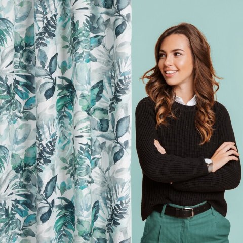 Zasłona gotowa ADELINE 140x250 cm kolor wielokolorowy