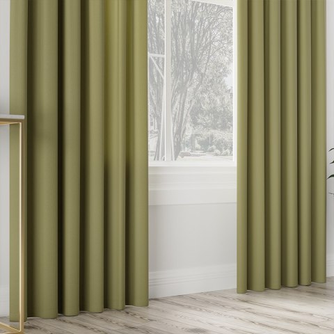 LOTUS Tkanina dekoracyjna wodoodporna, wysokość 300cm, kolor 007 oliwkowy TD0008/TDP/007/000300/1