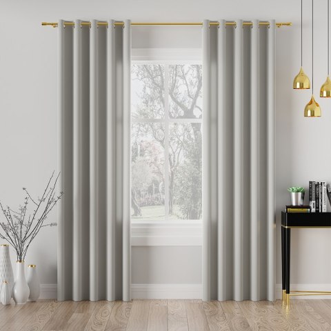 LOTUS Tkanina dekoracyjna wodoodporna, wysokość 300cm, kolor 014 szary TD0008/TDP/014/000300/1