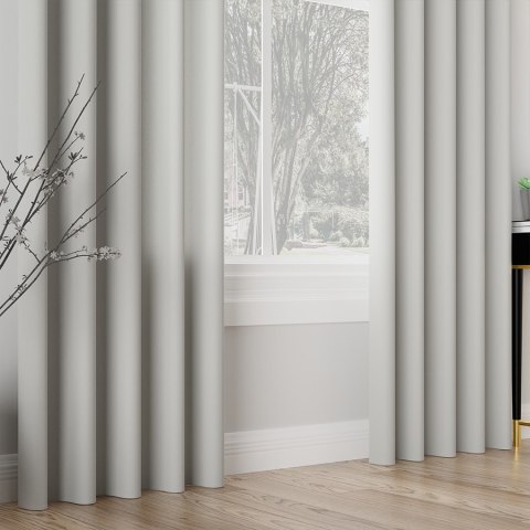 LOTUS Tkanina dekoracyjna wodoodporna, wysokość 300cm, kolor 014 szary TD0008/TDP/014/000300/1