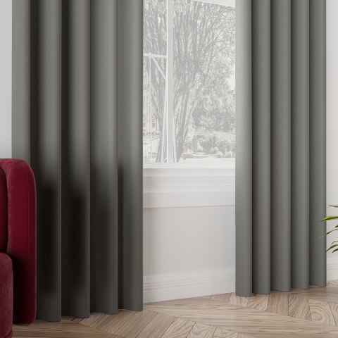 LOTUS Tkanina dekoracyjna wodoodporna, wysokość 300cm, kolor 016 grafitowy TD0008/TDP/016/000300/1