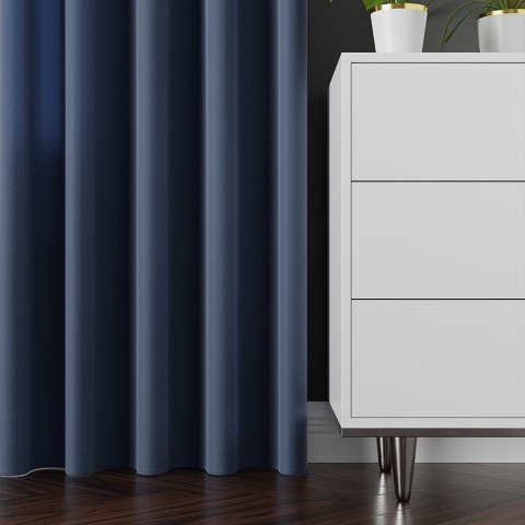 LOTUS Tkanina dekoracyjna wodoodporna, wysokość 300cm, kolor 018 granatowy TD0008/TDP/018/000300/1