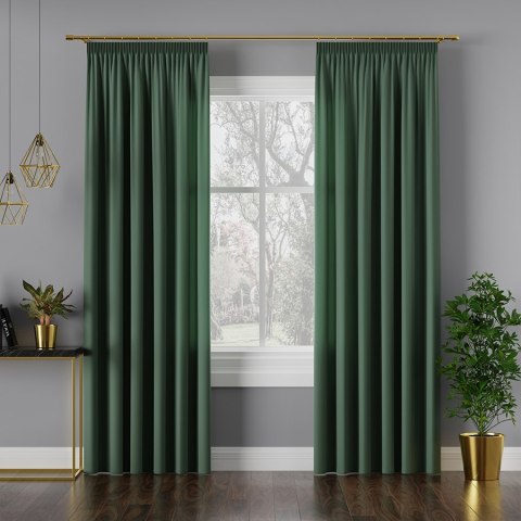 LOTUS Tkanina dekoracyjna wodoodporna, wysokość 300cm, kolor 019 butelkowy zielony TD0008/TDP/019/000300/1