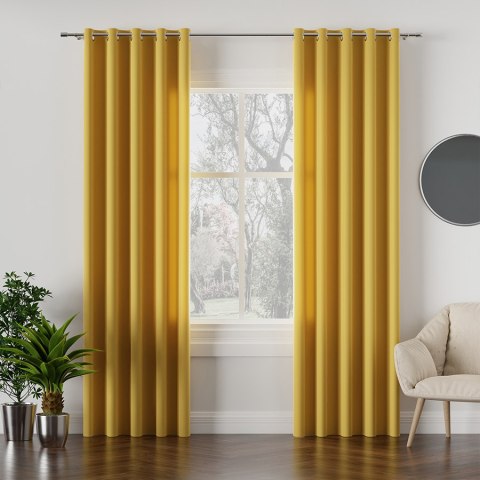 LOTUS Tkanina dekoracyjna wodoodporna, wysokość 300cm, kolor 020 żółty TD0008/TDP/020/000300/1